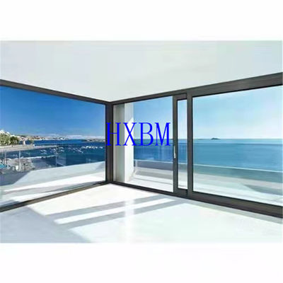 EPDM Gasket Aluminum Casement Windows 2.28pvb With Wind Resistance